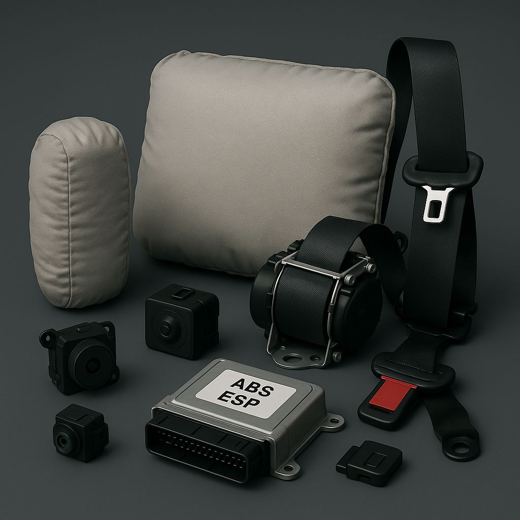 Systemy bezpieczeństwa w samochodzie – od poduszek powietrznych po nowoczesne radary