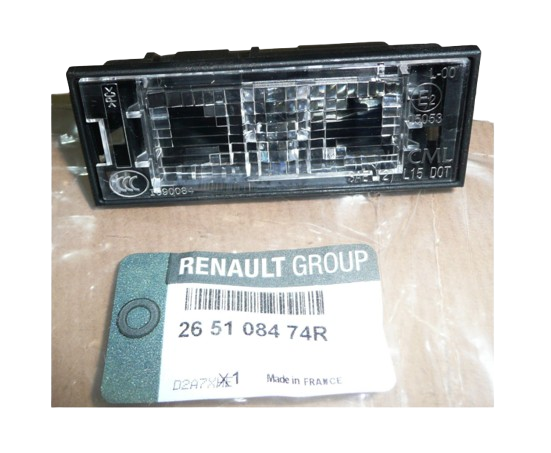 Lampa Tablicy Rejestracyjnej Renault Dacia 265108474R Oryginał 265108474R