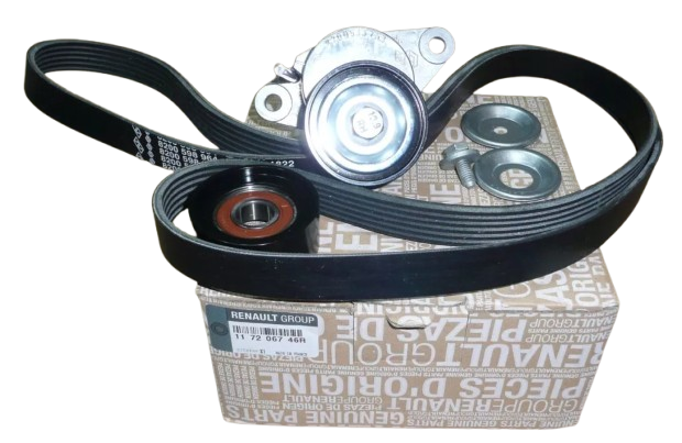 Pasek Klinowy Komplet Renault Dacia 117206746R Oryginał ORG 117206746R
