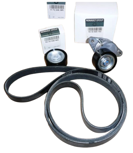 Pasek Klinowy Komplet Renault Dacia 117206838R Oryginał ORG 117206838R