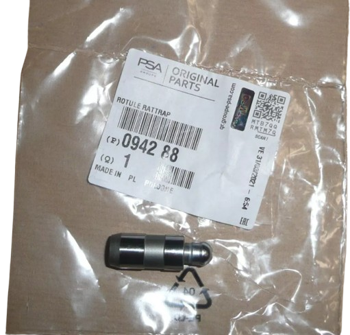 Popychacz Zaworów Citroen Peugeot 0942G1 Oryginał ORG 0942G1