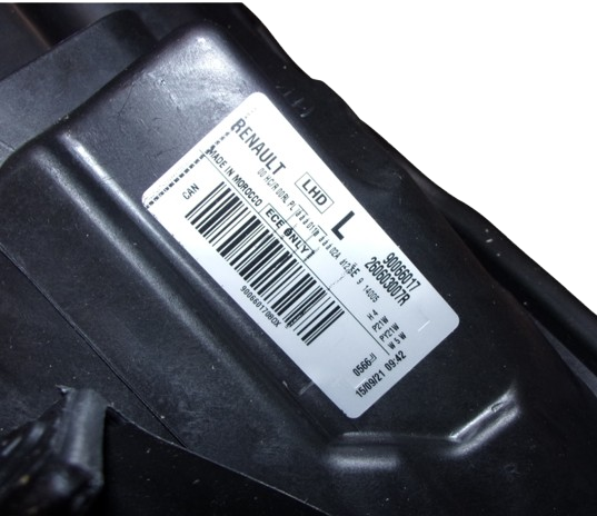 Reflektor Renault Dacia 260603007R Oryginał 260603007R