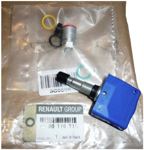 Czujnik Ciśnienia W Kole Renault Dacia 400011621R Oryginał ORG 400011621R