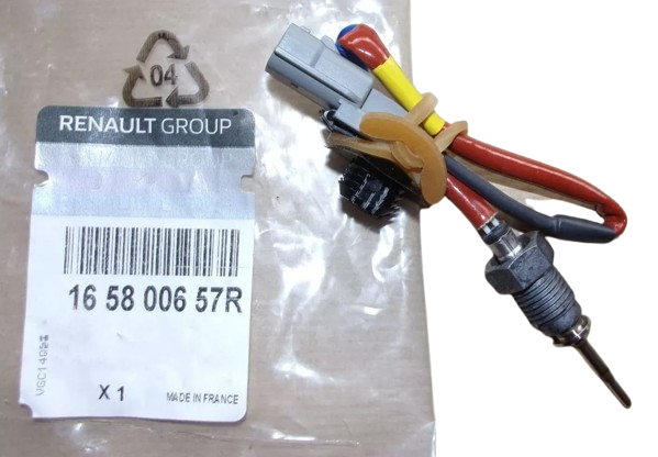 Czujnik Temperatury Spalin Renault Dacia 165800657R Oryginał ORG 165800657R/L