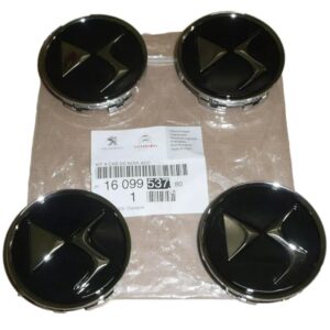 Dekielki Alufelgi 4Szt Citroen Peugeot 1609953780 Oryginał ORG 1609953780