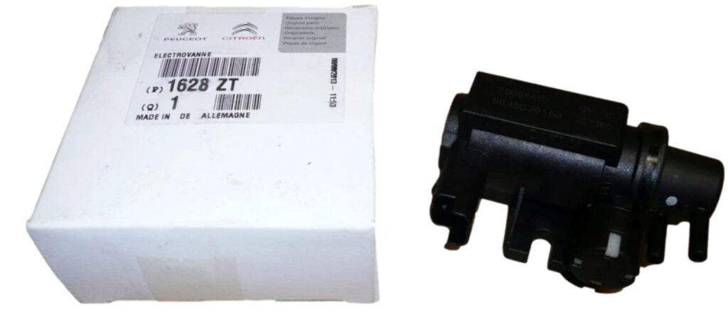 Elektrozawor Turbiny Citroen Peugeot 1.4 2.0Hdi 1628Zt Oryginał ORG 1628ZT
