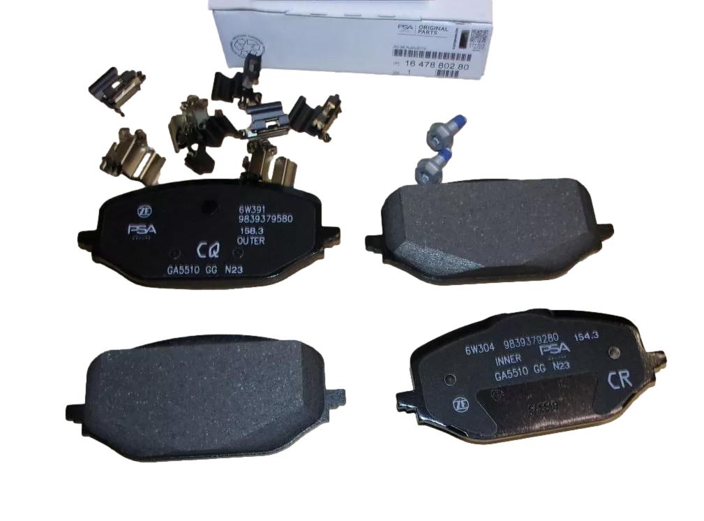 Klocki Hamulcowe Przód Citroen Peugeot 1647880280 Oryginał ORG 1647880280