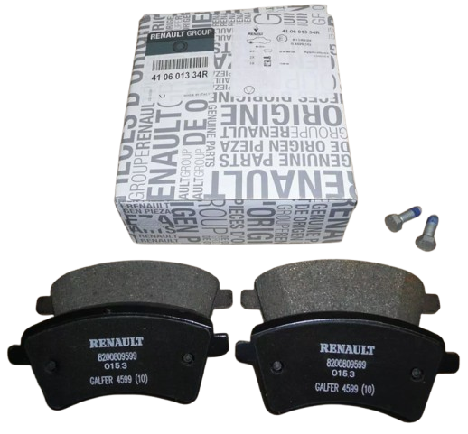 Klocki Hamulcowe Przód Renault Dacia 410601334R Oryginał ORG 410601334R