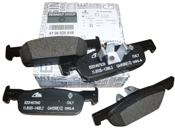 Klocki Hamulcowe Przód Renault Dacia 410602581R Oryginał ORG 410602581R