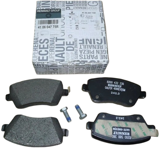 Klocki Hamulcowe Przód Renault Dacia 410604775R Oryginał ORG 410604775R