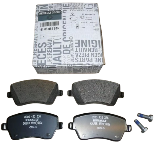 Klocki Hamulcowe Przód Renault Dacia 410608481R Oryginał ORG 410608481R