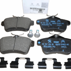 Klocki Hamulcowe Tył Citroen Peugeot 1689096480 Oryginał ORG 1689096480