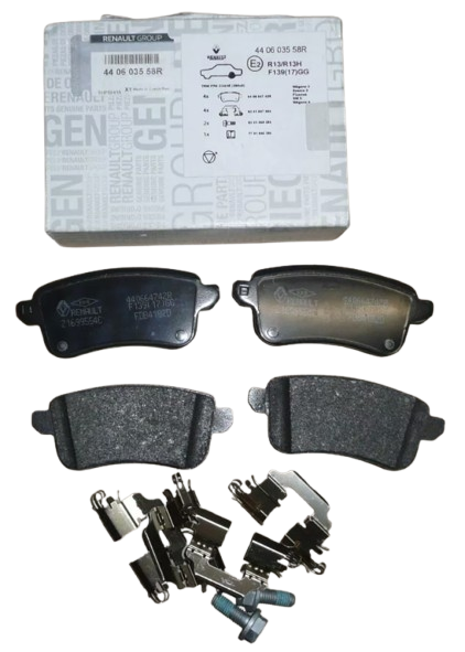 Klocki Hamulcowe Tył Renault Dacia 440603558R Oryginał ORG 440603558R