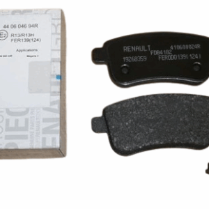 Klocki Hamulcowe Tył Renault Dacia 440604694R Oryginał ORG 440604694R