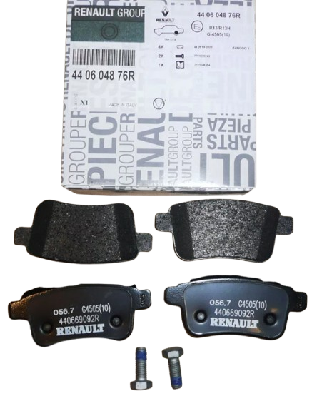 Klocki Hamulcowe Tył Renault Dacia 440604876R Oryginał ORG 440604876R