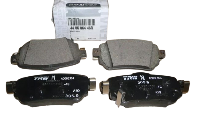 Klocki Hamulcowe Tył Renault Dacia 440606446R Oryginał ORG 440606446R