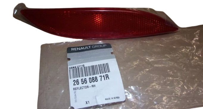 Odblask Zderzaka Tył Renault Dacia 265608871R Oryginał ORG 265608871R