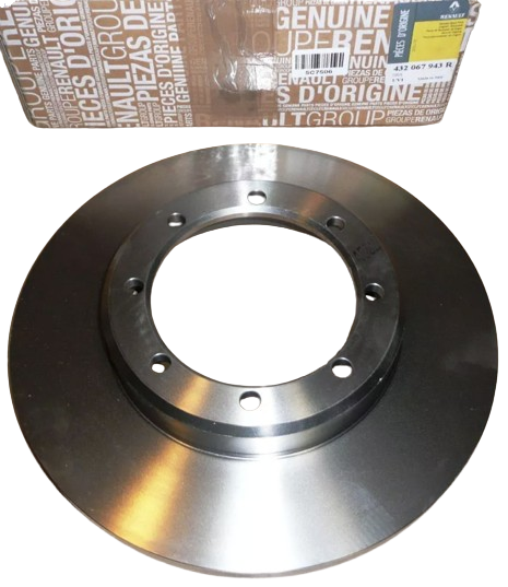 Tarcza Hamulcowa Tył Renault Dacia 432067943R Oryginał ORG 432067943R