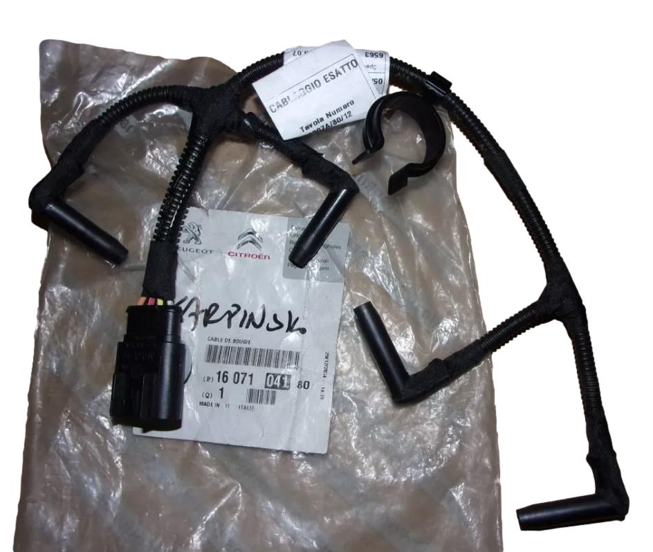 Wiązka Świecy Żarowej Citroen Peugeot 1607104180 Oryginał ORG 1607104180