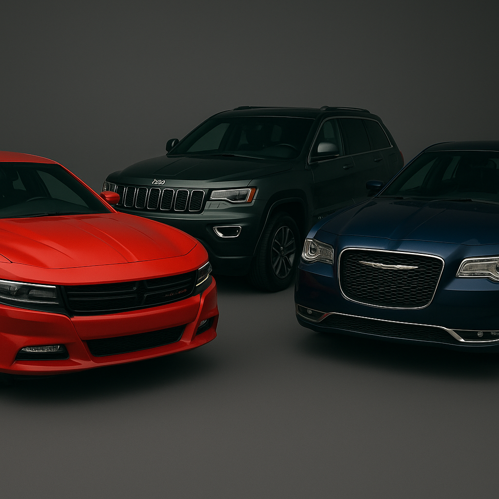 Porównanie popularnych modeli amerykańskich marek: Chrysler, Dodge i Jeep