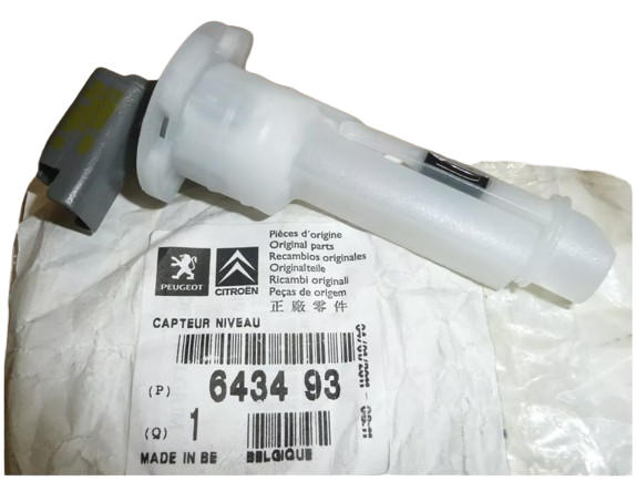 Czujnik Poziomu Płynu Spryskiwaczy Citroen Peugeot 643493 Oryginał ORG 643493