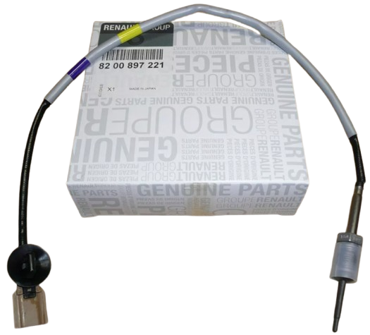 Czujnik Temperatury Spalin Renault Dacia 8200897221 Oryginał ORG 8200897221