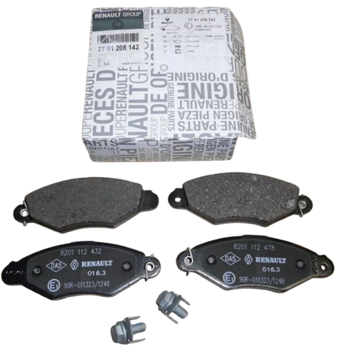 Klocki Hamulcowe Przód Renault Dacia 7701208142 Oryginał ORG 7701208142