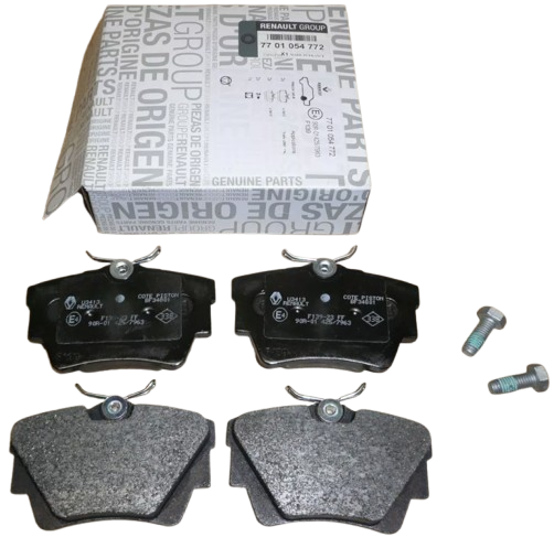 Klocki Hamulcowe Tył Renault Dacia 7701054772 Oryginał ORG 7701054772