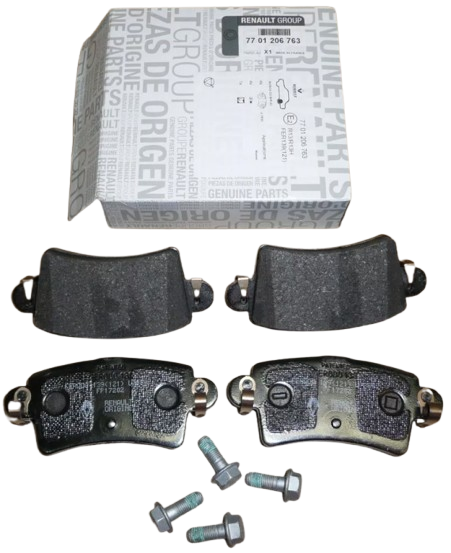 Klocki Hamulcowe Tył Renault Dacia 7701206763 Oryginał ORG 7701206763