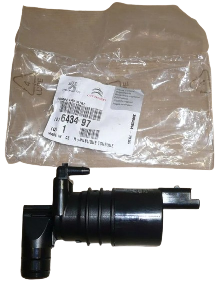 Pompka Spryskiwaczy Citroen Peugeot 643497 Oryginał ORG 643497