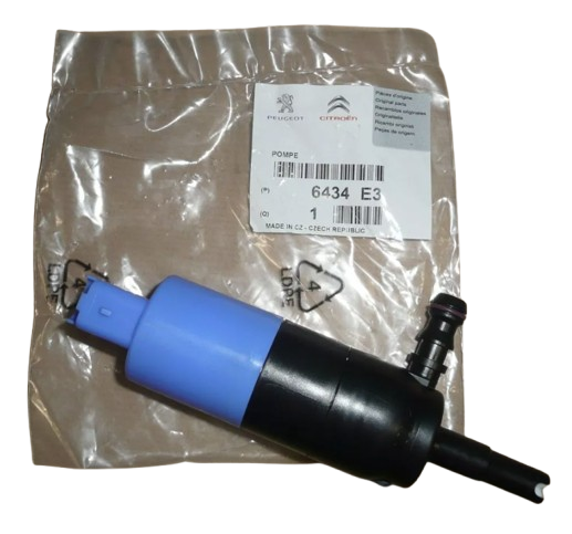 Pompka Spryskiwaczy Reflektorów Citroen Peugeot 6434E3 Oryginał ORG 6434E3