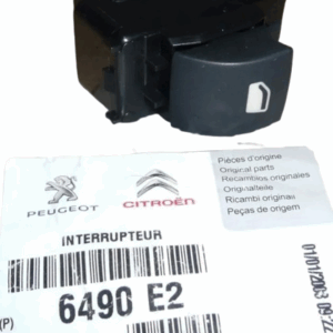 Przełącznik Szyby Citroen Peugeot 6490E2 Oryginał ORG 6490E2