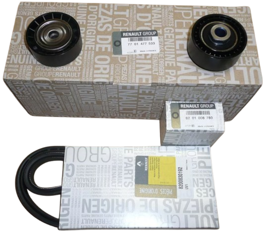 Zestaw Paska Napędu Renault Dacia 7701477533 Oryginał ORG 7701477533