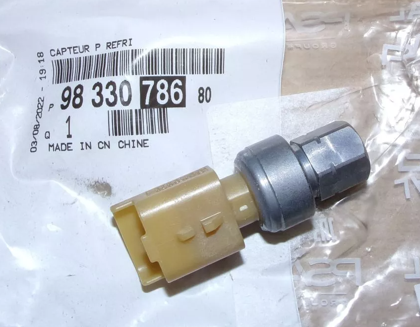 Czujnik Ciśnienia Klimatyzacji Citroen Peugeot 9833078680 Oryginał ORG 9833078680