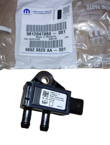Czujnik Ciśnienia Spalin Citroen Peugeot 9812047080 Oryginał ORG 9812047080
