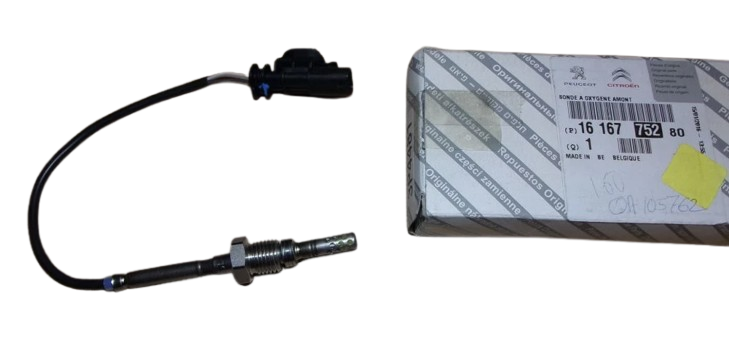 Czujnik Temperatury Spalin Citroen Peugeot 1616775280 Oryginał 1616775280