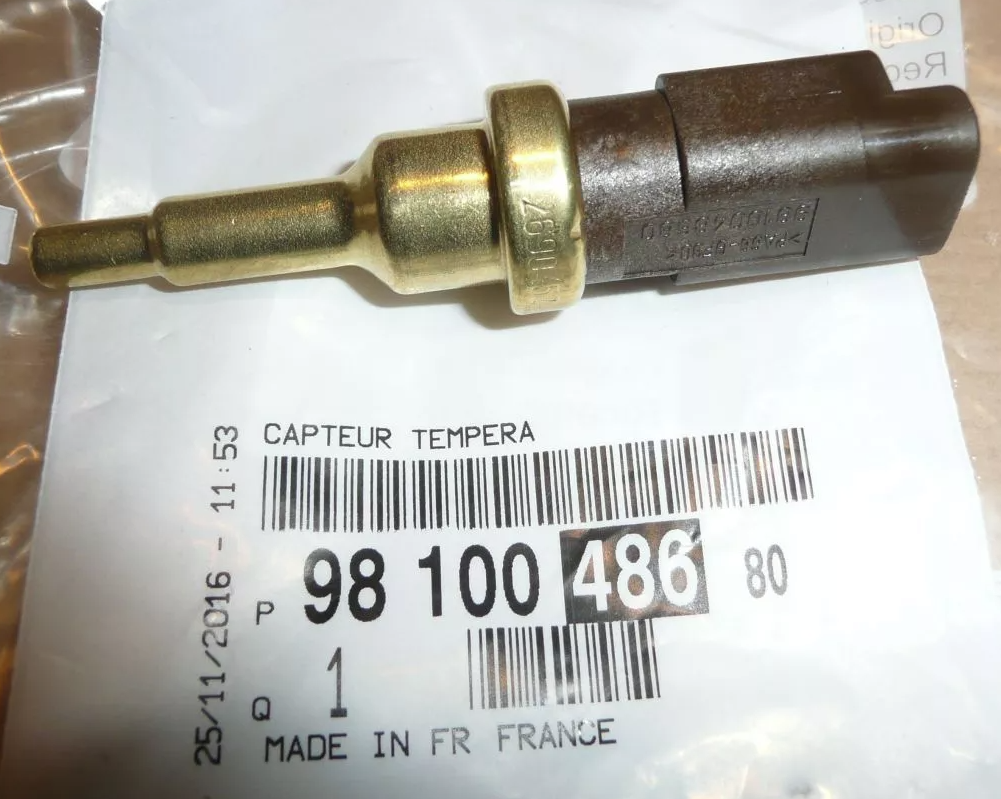 Czujnik Temperatury Wody Citroen Peugeot 9810048680 Oryginał ORG 9810048680