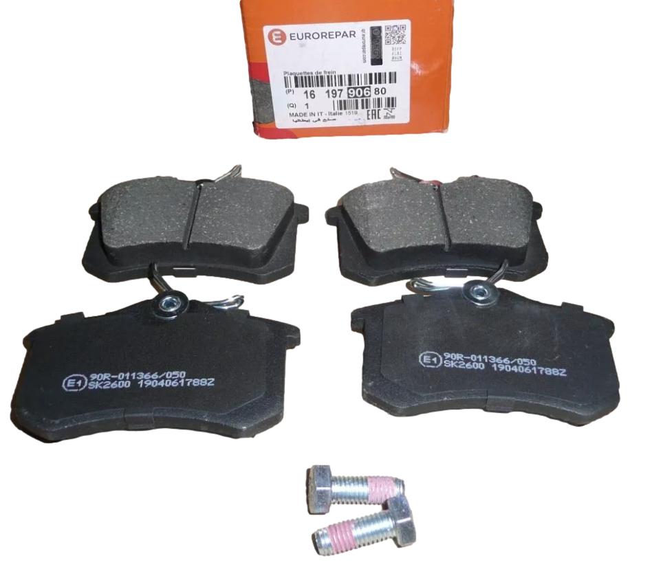 Klocki Hamulcowe Citroen Peugeot 1619790680 Eurorepar 1619790680