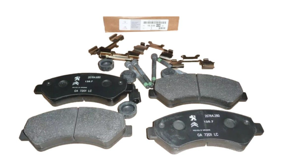 Klocki Hamulcowe Citroen Peugeot 1673603780 Oryginał 1673603780