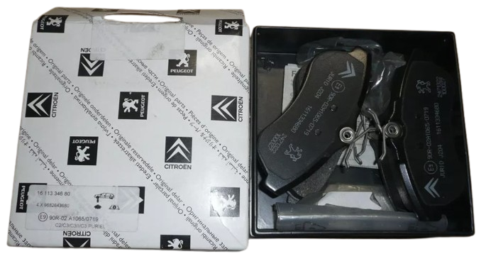 Klocki Hamulcowe Przód Citroen Peugeot 1611334680 Oryginał 1611334680