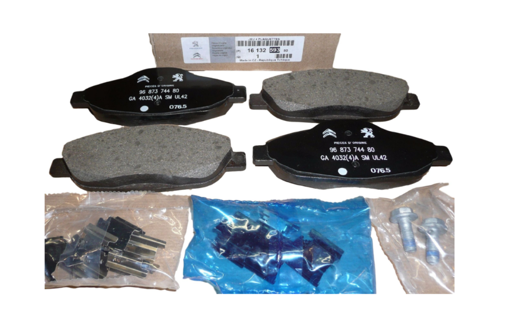 Klocki Hamulcowe Przód Citroen Peugeot 1613259380 Oryginał 1613259380