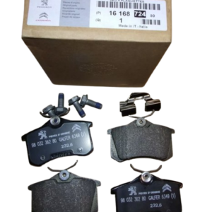 Klocki Hamulcowe Przód Citroen Peugeot 1616872480 Oryginał 1616872480