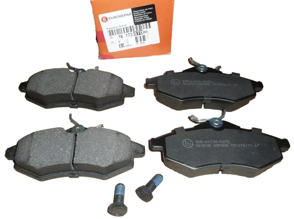 Klocki Hamulcowe Przód Citroen Peugeot 1617257080 Eurorepar 1617257080