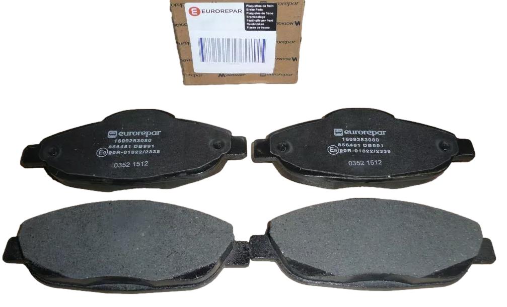 Klocki Hamulcowe Przód Citroen Peugeot 1617270080 Eurorepar 1617270080