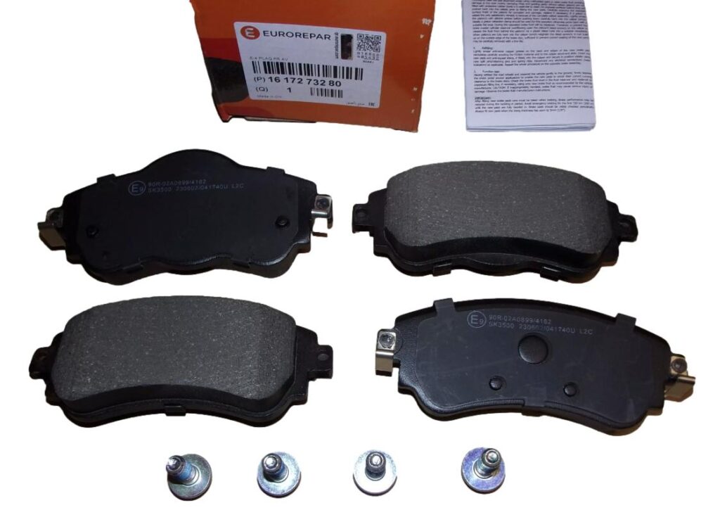 Klocki Hamulcowe Przód Citroen Peugeot 1617273280 Eurorepar 1617273280