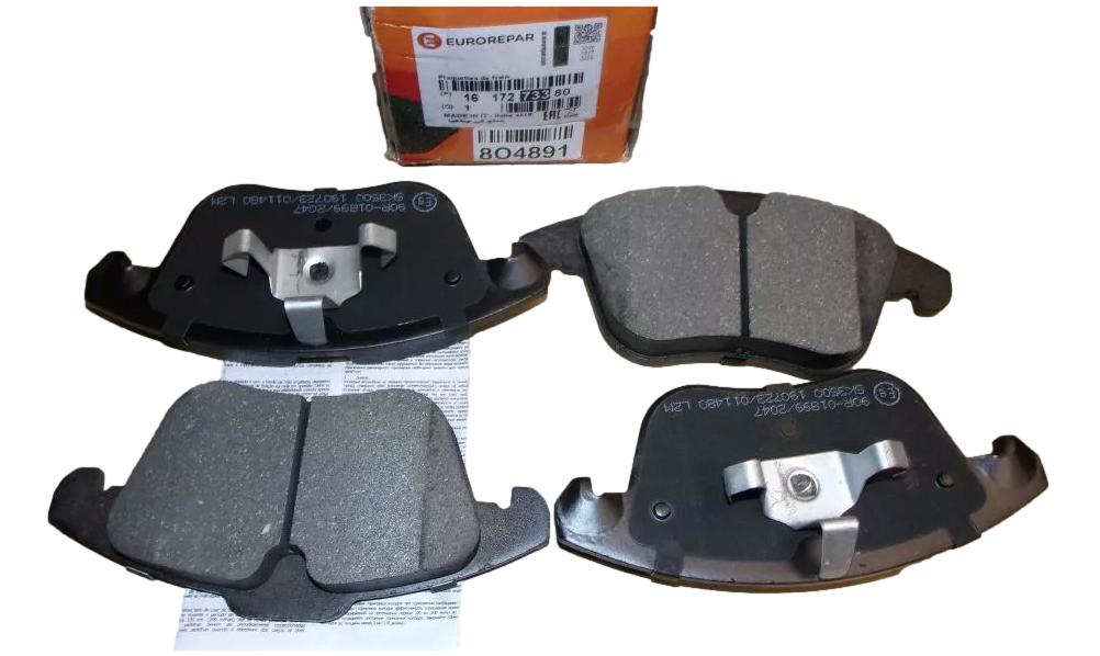 Klocki Hamulcowe Przód Citroen Peugeot 1617273380 Eurorepar 1617273380