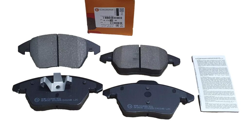 Klocki Hamulcowe Przód Citroen Peugeot 1617274580 Eurorepar 1617274580