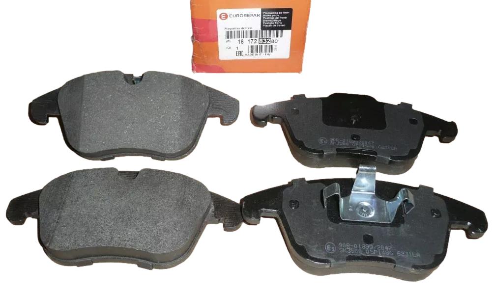 Klocki Hamulcowe Przód Citroen Peugeot 1617283280 Eurorepar 1617283280