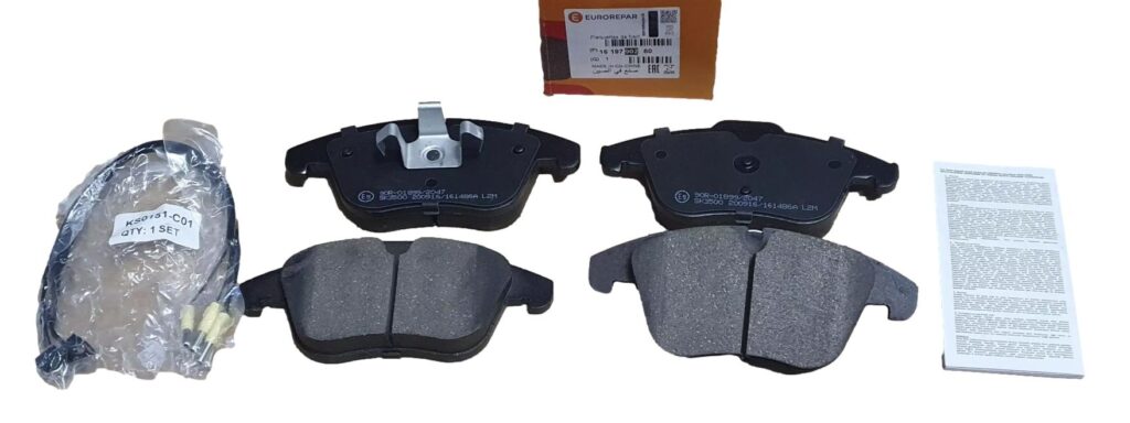 Klocki Hamulcowe Przód Citroen Peugeot 1619790280 Eurorepar 1619790280