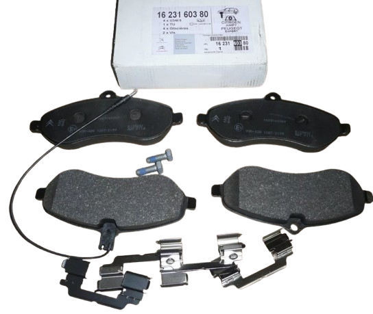 Klocki Hamulcowe Przód Citroen Peugeot 1623160380 Oryginał 1623160380